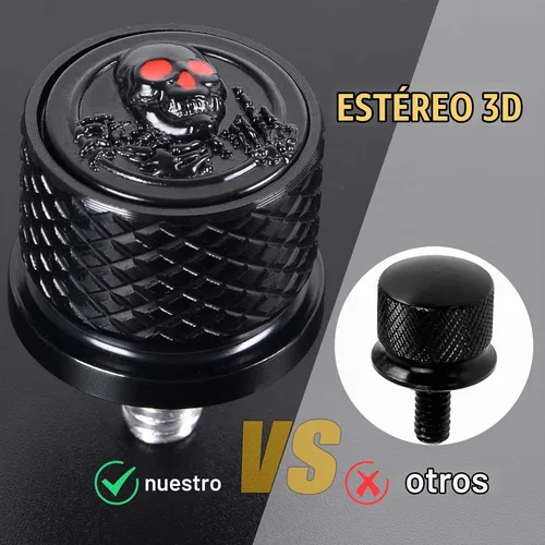 Vista 3 de Tornillo de perno de asiento de guardabarros trasero 1/4"-20 Rosca