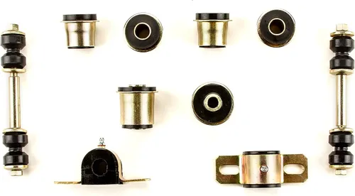 Vista 4 de Andersen Restorations - Kit de reconstrucción de suspensión frontal de poliuretano negro compatible con Chevrolet Chevy II/Nova OEM Spec reemplazos