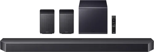 Vista 9 de Samsung HWQ600F 3.1.2 canales, barra de sonido serie Q con subwoofer inalámbrico