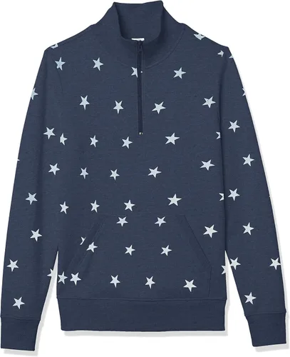Vista 6 de Tienda Essentials - Sudadera ligera de manga larga de rizo francés con zíper para mujer