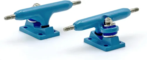 Vista 2 de A1 Pro Fingerboard Trucks 36 mm 34 mm 32 mm con nueva base y copa de pivote (32 mm Azul bebé)