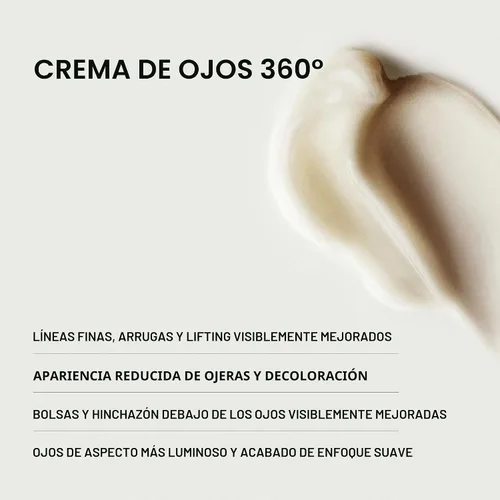 Vista 2 de U Beauty The RETURN Eye Concentrate - Crema antienvejecimiento para ojos con péptidos y antioxidantes para más brillante y tenso debajo de los ojos