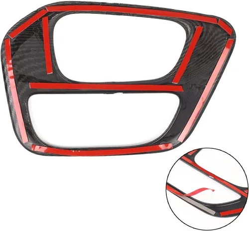 Vista 3 de Voodonala para Dodge Challenger 2015-2023 Cubiertas de panel de cambio de marcha central, accesorio de decoración y recorte para Dodge Challenger