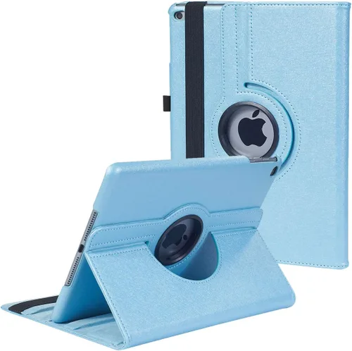 Vista 12 de Funda para iPad de 9.7 pulgadas 2018 2017/iPad Air 2 – Funda protectora con soporte giratorio de 360 grados, funda protectora inteligente