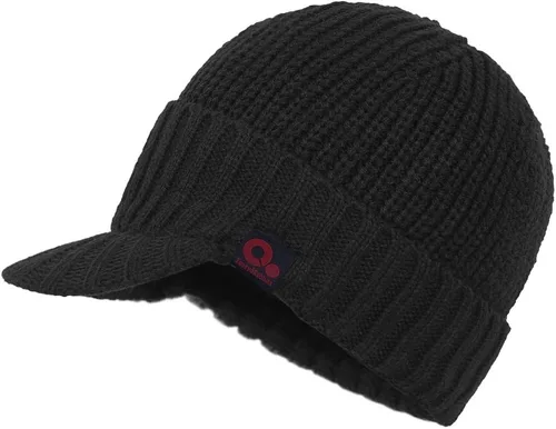 Vista 49 de Janey&Rubbins Gorro de punto diario con orejeras con forro polar y calavera
