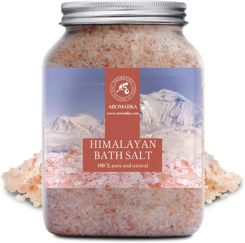 Vista 2 de Sal de cristal rosa del Himalaya de 46 onzas, 100% pura y natural, sal del Himalaya para un buen sueño, alivio del estrés, limpieza desintoxicante