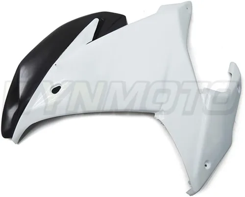 Vista 7 de FLPRO - Kit de carenado completo de motocicleta para Yamaha FZ6R 2009 2010 09 10 FZ-6R carrocería de plástico ABS brillante blanco negro