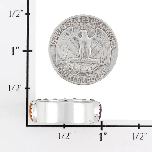 Vista 4 de Anillo turquesa de plata esterlina 925 piedras preciosas auténticas tamaño 6 a 11