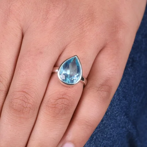 Vista 49 de PANOPLY Bio Pink Doublet Quartz Solid 925 Sterling Silver Ring for Women