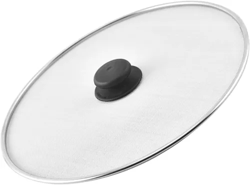 Vista 4 de 3pcs Stainless Steel Grease Splatter Screen for Frying Pan Insulated Handle Cover for Pots Pans Fine Mesh Cooking Guard for Kitchen Use for Home
