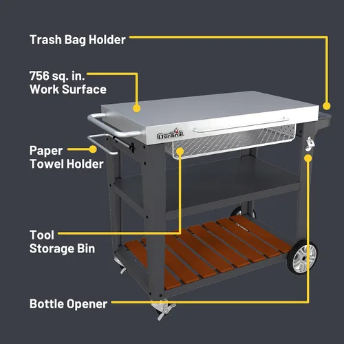 Vista 6 de Char-Broil Carrito de entretenimiento - 23251111