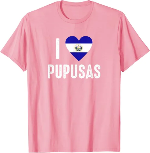 Vista 100 de Camiseta I Love Pupusa from El Salvador