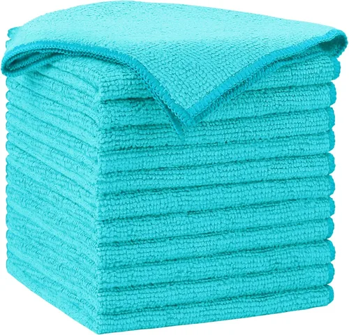 Vista 24 de AIDEA Paquete de 8 paños de limpieza de microfibra, toallas de microfibra suave para automóviles, trapos de limpieza absorbentes, sin pelusas, sin