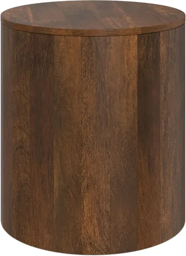 Vista 17 de SIMPLIHOME Millbury - Mesa de centro con tambor de madera maciza de mango Negro