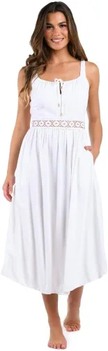 Vista 126 de La Blanca Vestido midi para cubrir el traje de baño para mujer