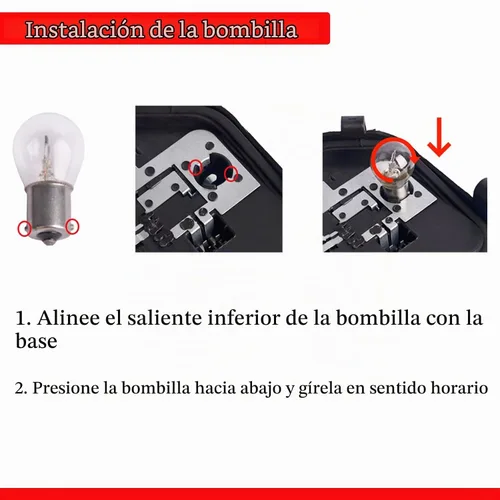 Vista 4 de Panel de Enchufe de Bombilla de Luz Trasera Izquierda del Conductor y Conector de Enchufe y Tres Bombillas 63217313043 Compatible con BMW Serie 3