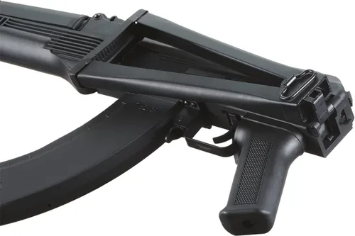 Vista 6 de Lancer Tactical AK KR-103 Airsoft AEG Rifle con Triángulo Airsoft Stock (Color: Negro)