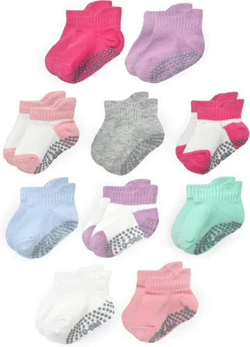 Vista 9 de Calcetines de algodón Fruit of the Loom con sujeción para bebé y niño pequeño