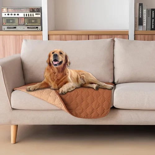 Vista 42 de gogobunny Manta para mascotas 3 veces más resistente, impermeable y a prueba de arañazos; protector de muebles reversible para perros y gatos, funda