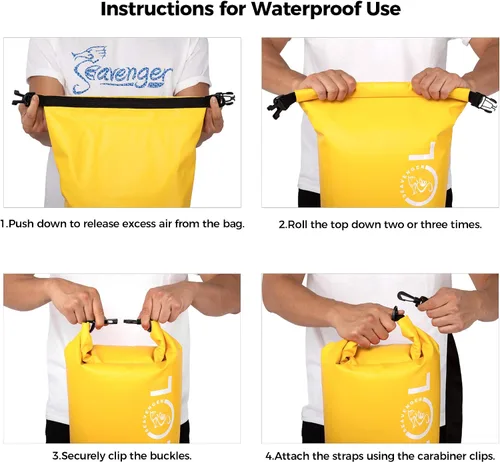 Vista 4 de Seavenger Seafarer 20L Bolsa seca impermeable