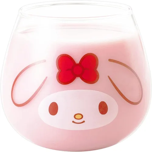 Vista 2 de Kaneshotouki Sanrio My Melody - Vaso tambaleante, 11.2 fl oz (10.8 fl oz), Face 501132