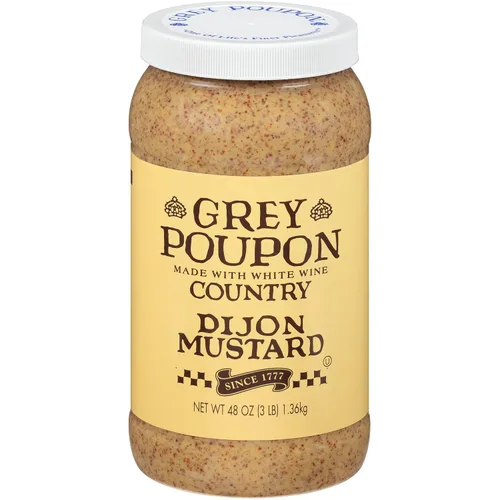 Vista 2 de Grey Poupon Country Dijon Mustard (frascos de 48 onzas, paquete de 6)