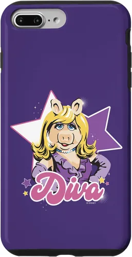 Vista 12 de Funda para iPhone 16 Disney The Muppets Miss Piggy Diva Retrato