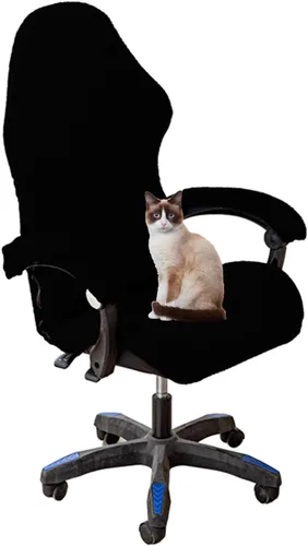 Vista 8 de Fundas para sillas de juego con fundas para apoyabrazos, funda para silla de escritorio, funda para silla de computadora, funda elástica para silla