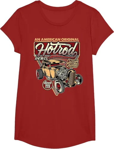 Vista 28 de Camiseta vintage Hot Rod Speed and Power para hombre Asphalt Grey