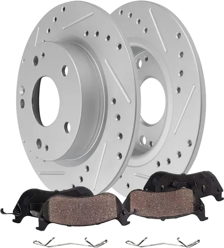 Vista 30 de Detroit Axle - Juego de pastillas de freno para pinza de freno delantera izquierda de repuesto para Express Savana 1500 2500 Tahoe Astro Yukon