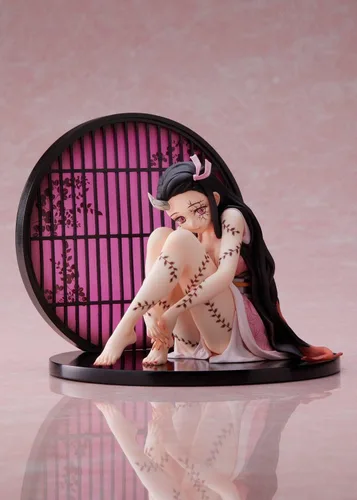 Vista 5 de Aniplex Demon Slayer: Kimetsu no Yaiba Statuette Entertainment District Arc Nezuko Kamado (versión avanzada de formulario demonio)