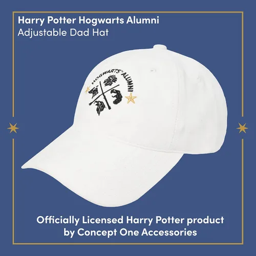Vista 5 de Concept One Warner Bros Harry Potter Dad Hat, Adjustable Baseball Cap