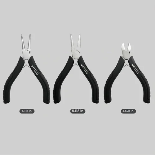 Vista 2 de VOUIU Juego de alicates de joyería de 3 piezas, herramientas para hacer joyas