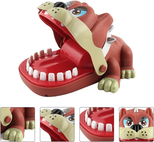 Vista 6 de 1 pieza de dientes de cocodrilo para niños, juego de dentista de juguete para morder, acción de captura aleatoria, juguete de dientes de cocodrilo