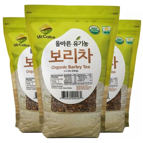 Vista 4 de McCabe Cebada perlada orgánica para bebé, grano de cebada perlada, certificado USDA y CCOF, producto de Estados Unidos, 3 libras (48 onzas)