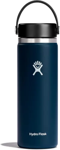 Vista 78 de Hydro Flask Botella de agua – Acero inoxidable aislado – Tapa flexible de boca ancha, antiderrames, a prueba de fugas y recargable en agave de 20