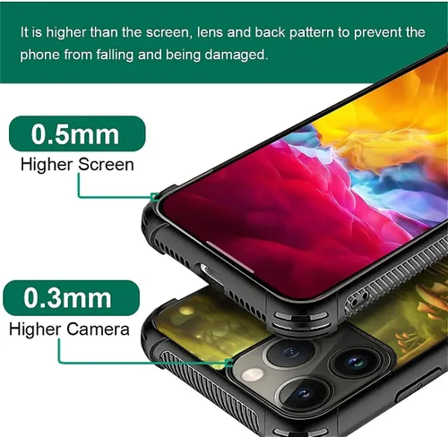 Vista 247 de Funda compatible con iPhone 15, diseño de elefantes africanos, diseño increíble a prueba de golpes, antiarañazos, carcasa trasera de policarbonato