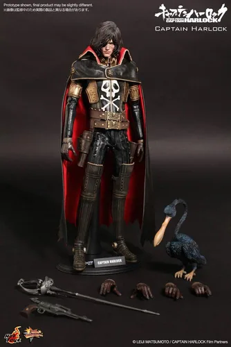 Vista 7 de Hot Toys Película Maestra: Capitán Pirata Espacial Harlock - Capitán Harlock
