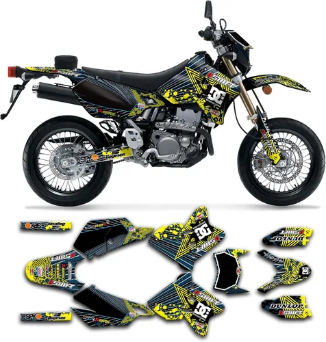 Vista 58 de Kit de calcomanías personalizadas para Suzuki DRZ400 E / DRZ400 Enduro / DRZ400E / DR-Z400E / DRZ400 EN 1999-2024, SZDRSE9919003-KO