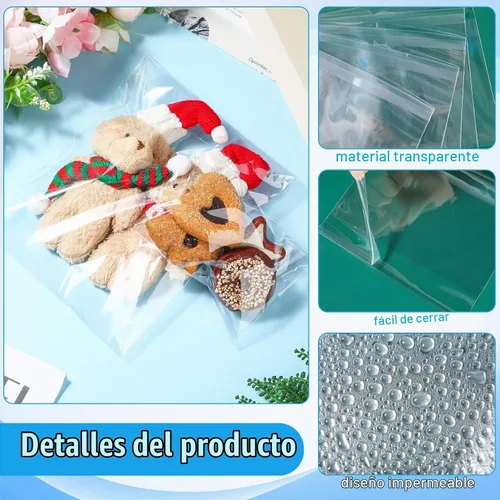 Vista 3 de Kosiz - 600 bolsas para violonchelo, 3 x 5 pulgadas, 5 x 7 pulgadas, 6 x 9 Bolsas de celofán de plástico transparente, autoadhesivas resellables