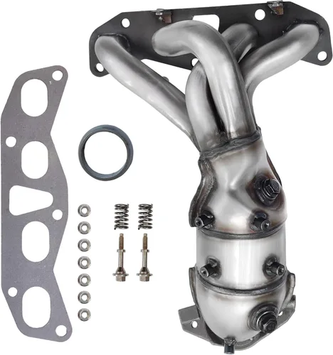 Vista 18 de JT Convertidor catalítico compatible con Nissan Frontier/Xterra 2002 2003 2004 3.3L V6 2 piezas (compatible con EPA)