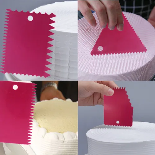 Vista 7 de DaKuan Fabulous - Kit de raspador de pasteles más suave y fondant, 6 piezas de raspadores decorativos y 16 herramientas de modelado y escultura