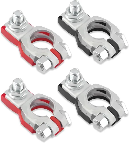 Vista 8 de 2 terminales de batería de automóvil compatibles con Nissan Altima Maxima, conectores de terminal de batería de cobre para extremos de cable de 2