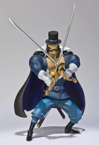 Vista 6 de Bandai Tamashii Nations - Figuras de juguete de una pieza de piratas de barba blanca Chozoukei Damashii, juego de 8