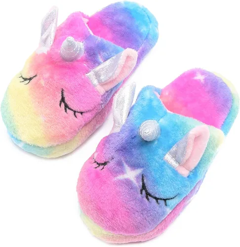 Vista 5 de Bata suave con capucha de unicornio con diadema y vendas para niñas