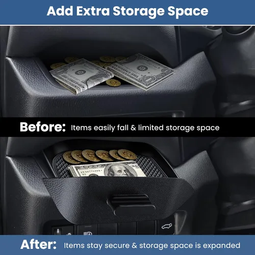 Vista 3 de DIAMOOKY Organizador de consola central mejorado compatible con Toyota RAV4 2025 2024 2023 2022 2022 2021 2020 2019, accesorios interiores, caja