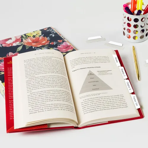Vista 7 de Avery® Margin Ultra Tabs®, 2.5" x 1", reposicionable, blanco, 24 pestañas