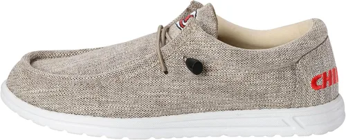 Vista 2 de FOCO Men's NFL Team Logo Lightweight Loafers Lace Up Cotton Knit Shoes