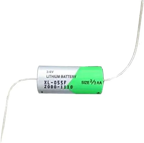Vista 3 de XENO XL-055FAX 2/3 AA Tamaño 3.6V Batería de litio con cables axiales (1 pieza)