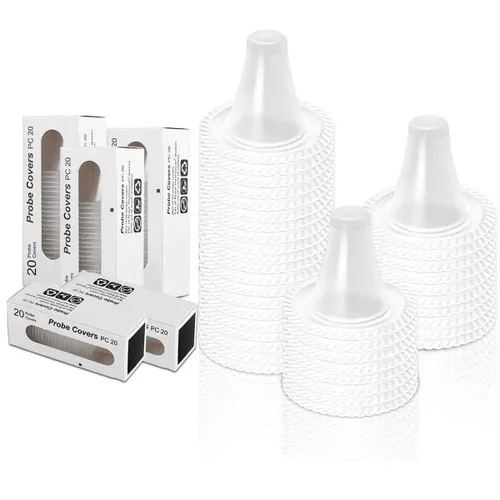 Vista 10 de Paquete de 200 tapas de sonda de termómetro de oído/tapas de repuesto/filtros de lente para todos los modelos Braun, termómetros, filtros de lente